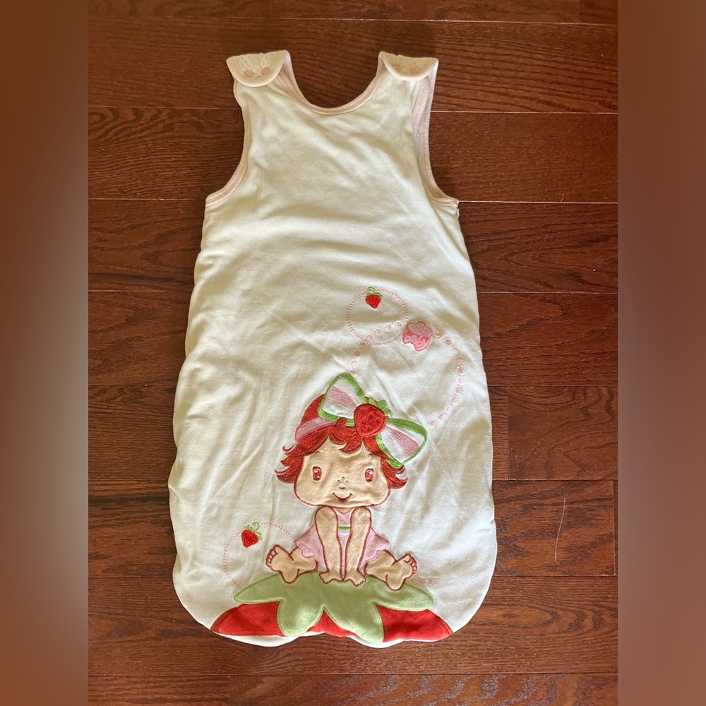 Vintage Strawberry Shortcake Baby Sleep Sack Nest 6-24 mo